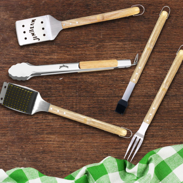 Jim Beam 5-Piece Grill Tool Set product image
