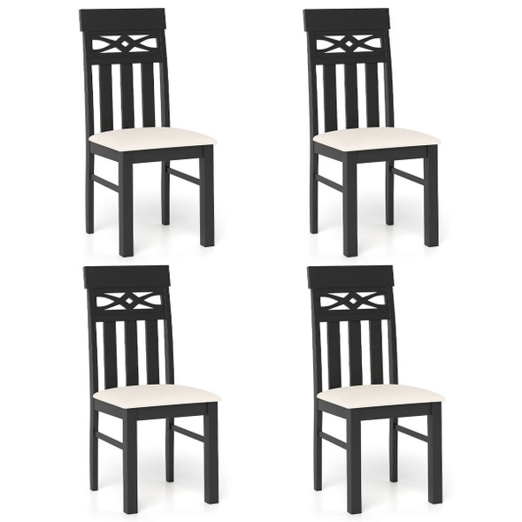 High Back Dining Room Chairs with Padded Seat (Set of 2 or 4) product image