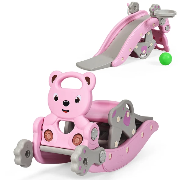 4-in-1 Kids' Rocking Bear Slide Set  product image