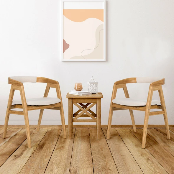 Leisure Bamboo Dining Chair with Curved Back product image