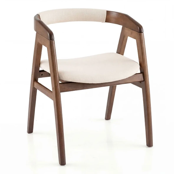 Leisure Bamboo Dining Chair with Curved Back product image