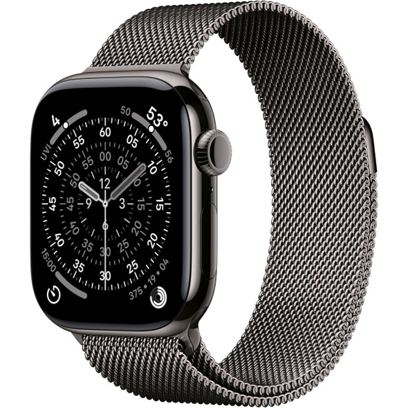 Apple Watch Series 11 (2025), GPS+LTE- 42MM Slate Titanium Case product image