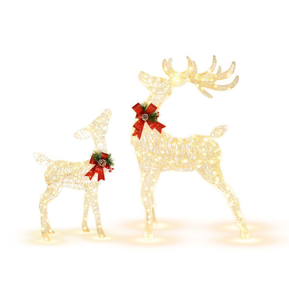 Lighted Christmas Deer with 50 White or Yellow LEDs product image