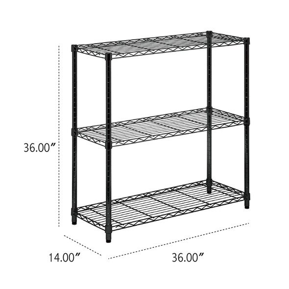 3, 4, 5 Tier Steel Shelving Units (2 Colors) product image