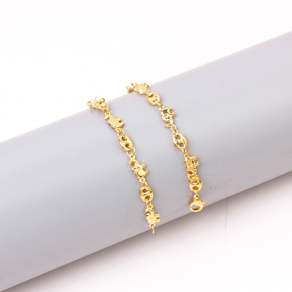 Gold Mariner Elephant Anklet product image