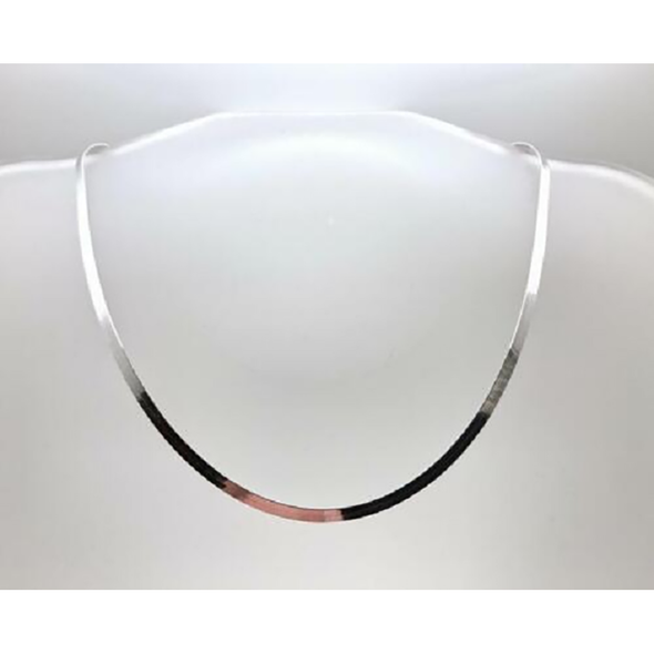 Italian Herringbone Sterling Silver .925 Chain Necklace product image