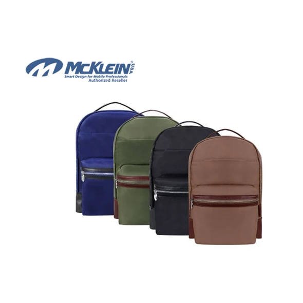 Parker Leather-Trimmed Nylon 15" Laptop Backpack product image