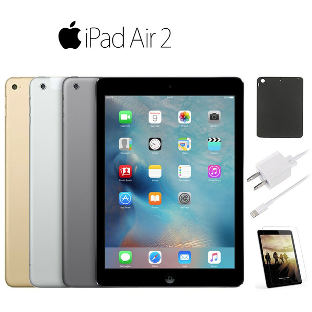 Apple® iPad Air 2, 9.7-Inch, 128GB, Wi-Fi or Unlocked Cell Bundle product image