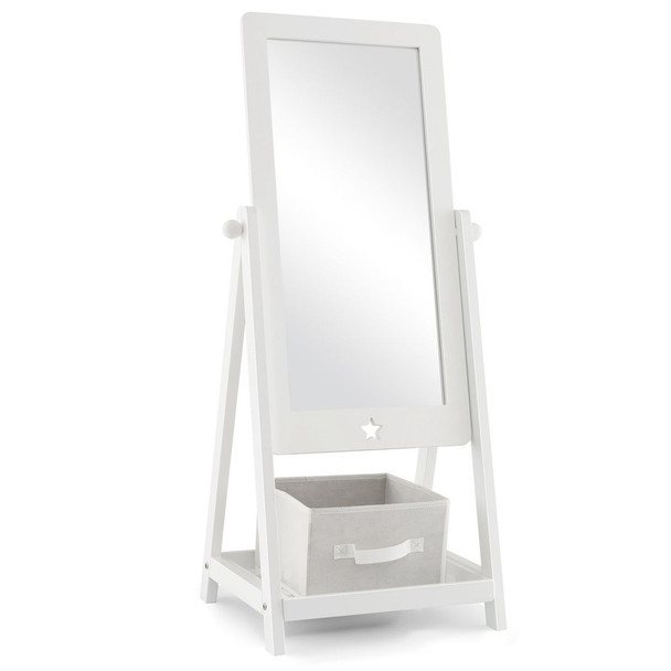 Kids' Freestanding Mirror with Storage product image