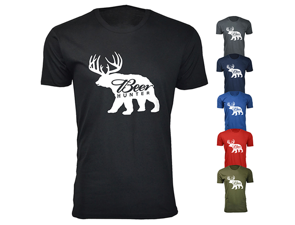 Men’s Beer Hunter Funny T-Shirt product image