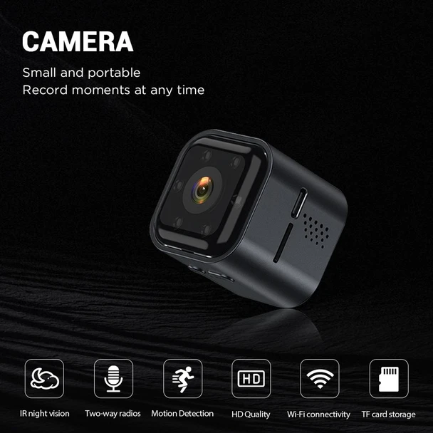 Smart Wifi Wireless Camera 1080P Home Security Hd Night Vision Action Camera product image