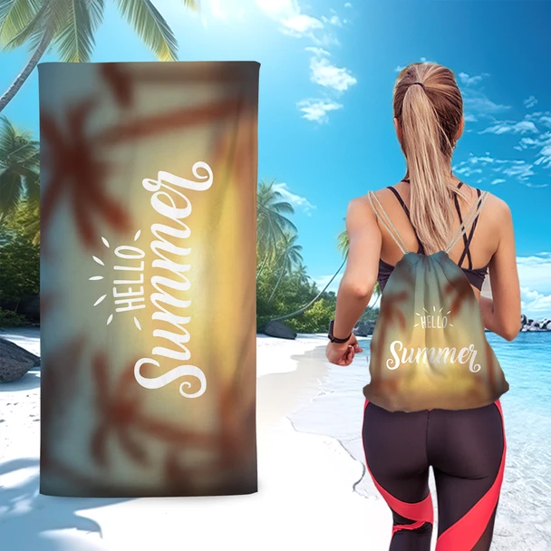 2-in-1 Windproof Beach Backpack Towel product image