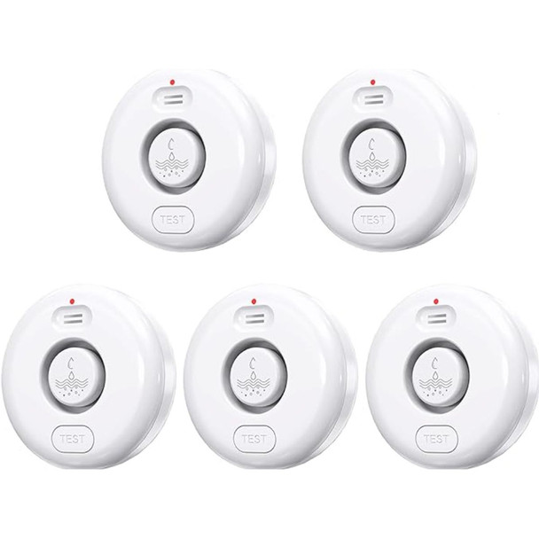 FANSITC 120dB Wireless Water Leak Detector (5-Pack) product image
