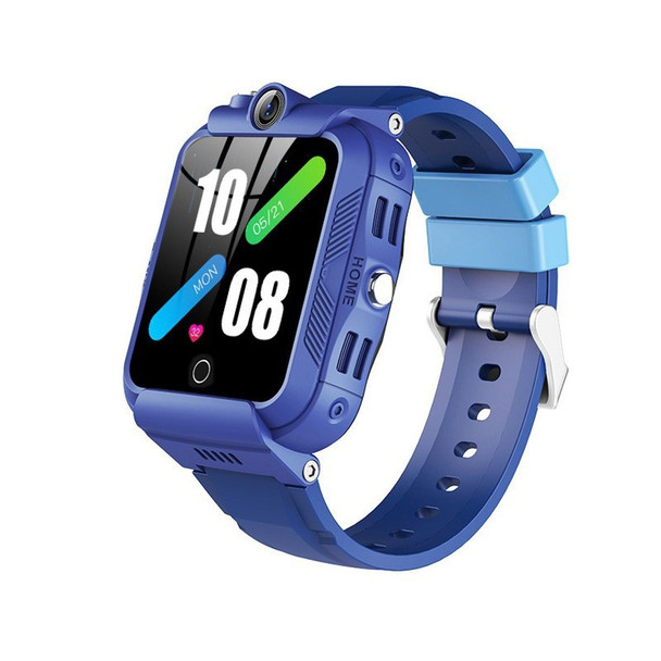 4G GPS Tracker Child Phone Smartwatch with WiFi, SMS, Call,Voice and Video Chat Alarm,Pedometer, Wrist Watch Suitable for Boys Girls Birthday Gifts (Blue) product image