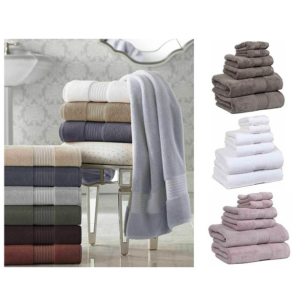 Divine Home 6-Piece 100% Cotton Luxury Towel Set product image