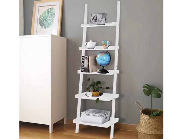 Versatile 5-Tier Ladder Bookshelf product image