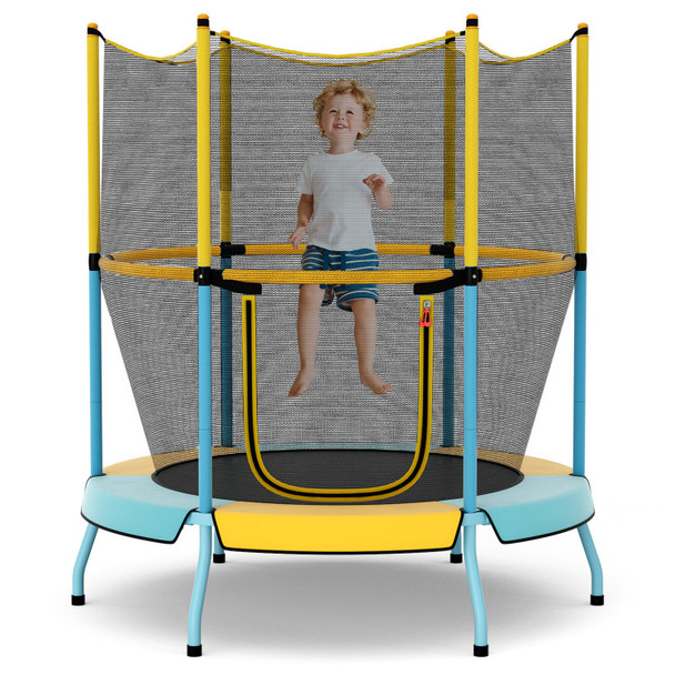 48-Inch Toddler Trampoline with Safety Enclosure Net product image