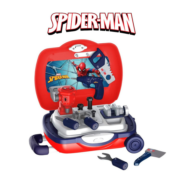 SpiderMan Handyman Luggage 17-Piece Tool Set product image