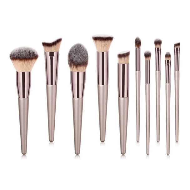 Professional Makeup Brushes, 10-Piece (1 or 2-Pack) product image