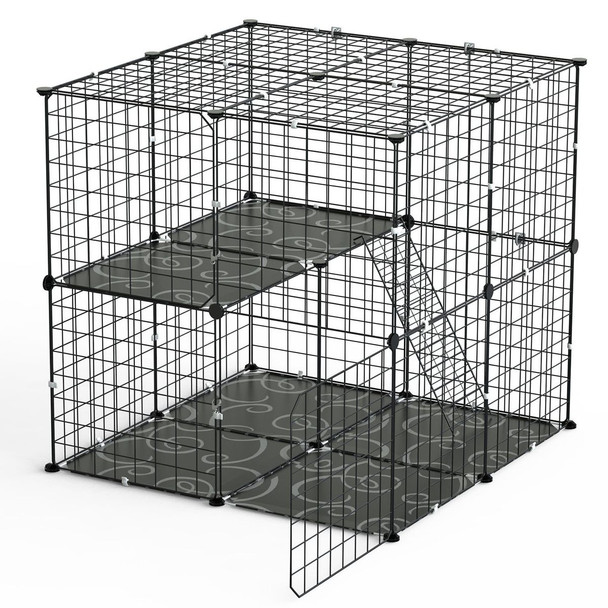 2-Tier Cat Kennel Cage  product image