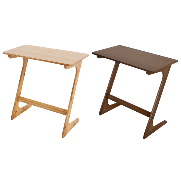 Bamboo Z-Shaped Spacious Sofa Side Table product image