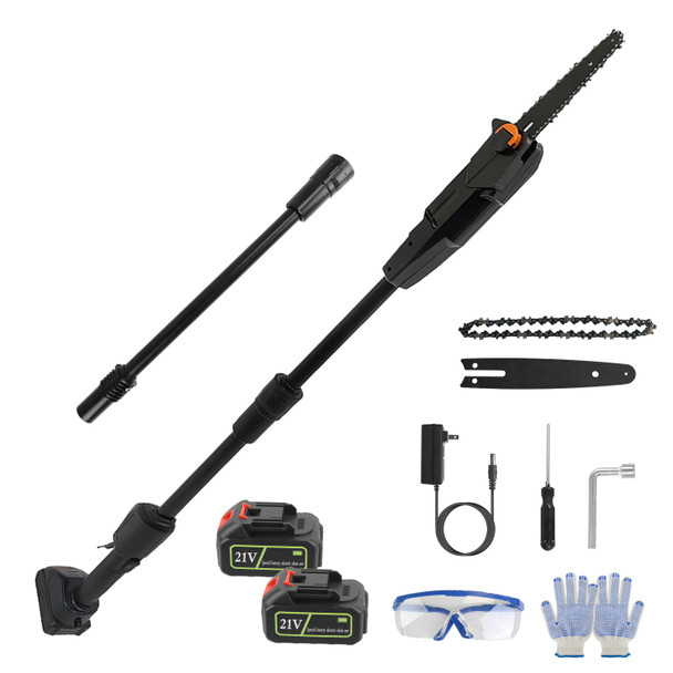 Tree Trimming Pole Saw with Extension Rods & 2 Rechargeable Batteries product image