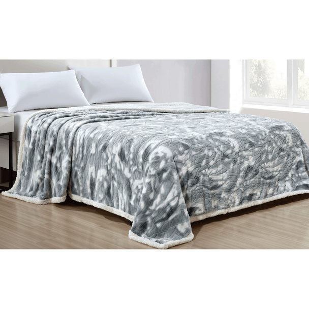 Queen/King Alaska Fur Sherpa Blankets (1 or 2-Pack) product image