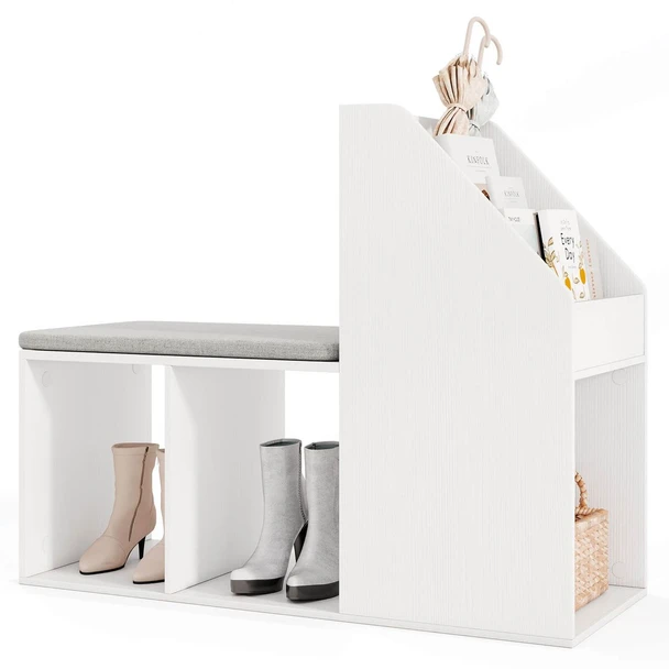 Shoe Storage Bench with Storage Compartments product image