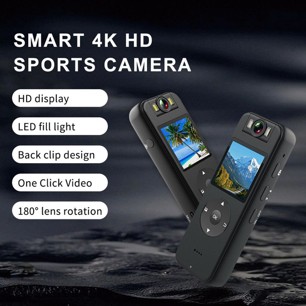 HD 4K DV Sports Camera Night Vision WIFI Outdoor Sports Bicycle Driving Recorder with Back Clip Law Enforcement Recorder product image