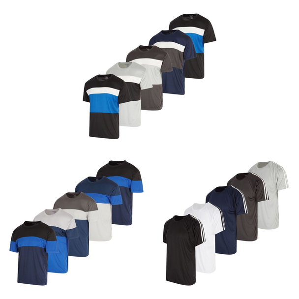 Men's Active Athletic Performance T-Shirt (5-Pack) product image