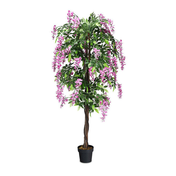 6-Foot Artificial Wisteria Silk Indoor Tree product image