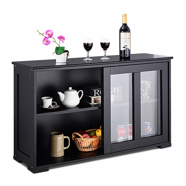 Kitchen Buffet Storage Cupboard with Sliding Door product image