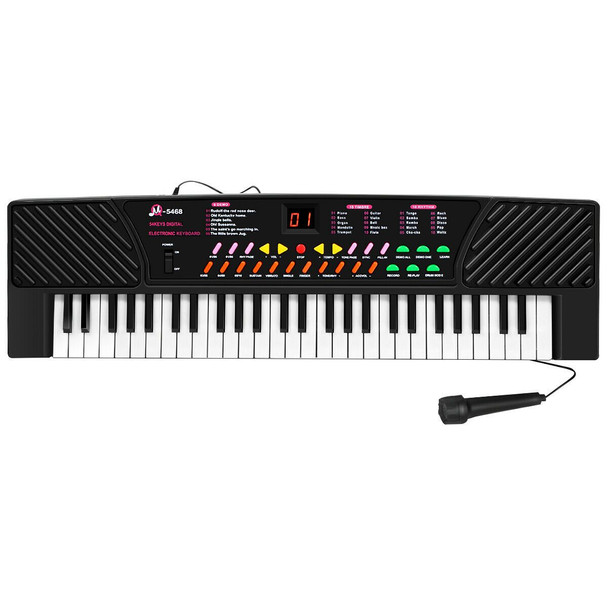 54-Key Electronic Music Keyboard and Mic for Kids product image