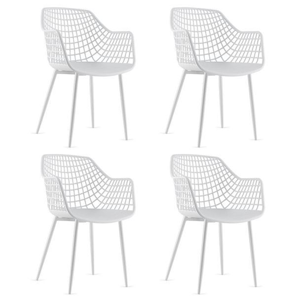 Modern Dining Chair with Metal Legs (Set of 4) product image