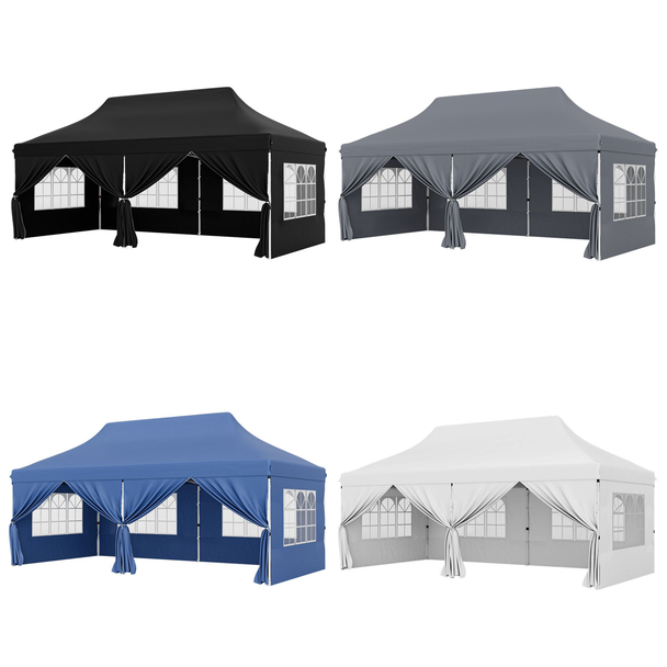 10 x 20-Foot Pop-up Canopy Tent with Windows product image