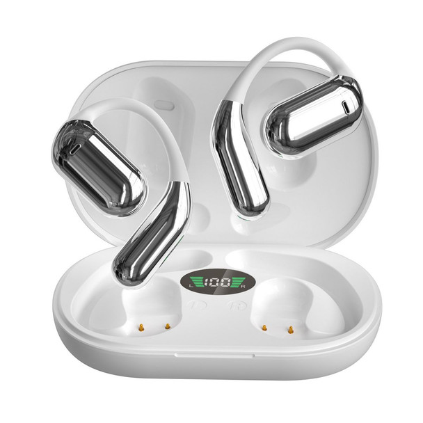 AI Language Translation Earbuds, AI Wireless Translator Earbuds Real Time for 144 Languages, Bluetooth 5.4 Headphones for Travel Business (White) product image