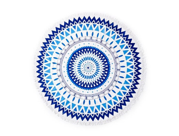 Round 61" Diameter Fringed Beach Towels product image