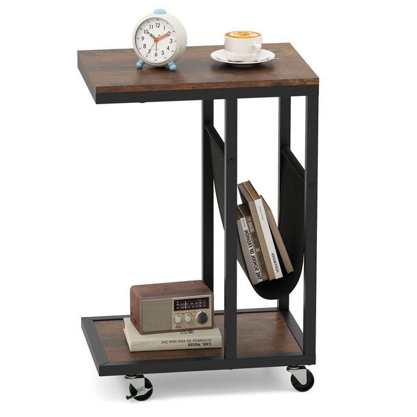 2-Tier C-Shaped Side Table product image