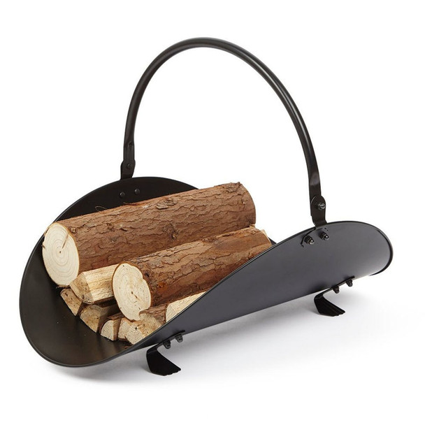 Indoor Black Fireplace Log Holder product image