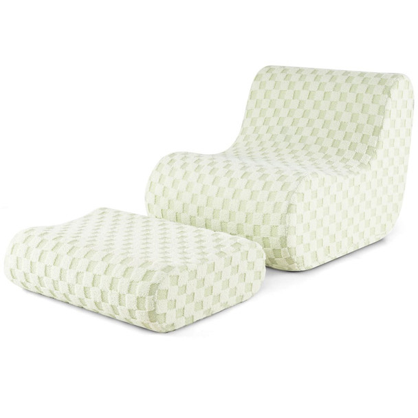 Foam Floor Chair with Ottoman product image
