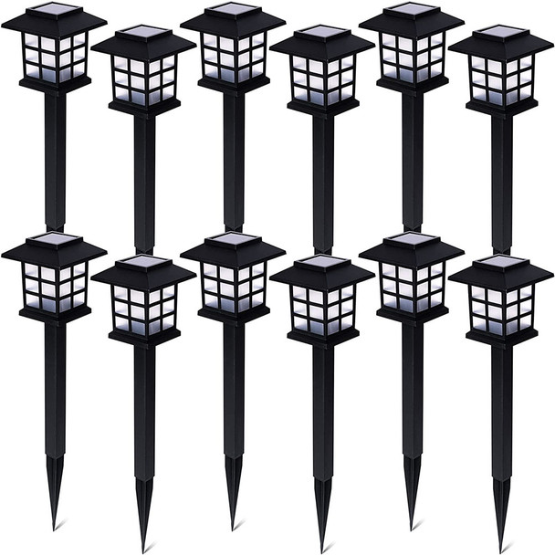 Zone Tech® Outdoor Bright Solar-powered Light (12-Pack) product image