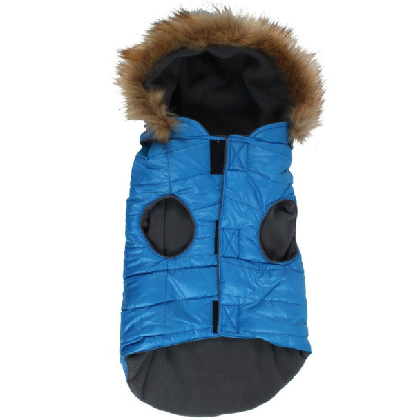 American Kennel Club® Quilted Dog Puffer Jacket with Faux Fur Hood product image
