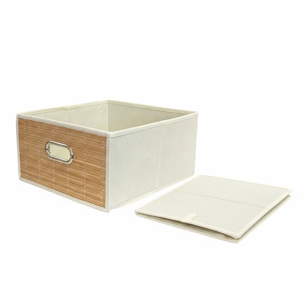 Foldable Bamboo Front Storage Bin product image