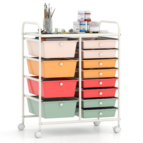 12-Drawer Rolling Storage Cart product image