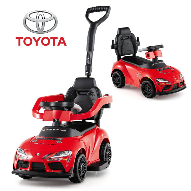 Licensed Toyota Ride-On Push Car with Under-Seat Storage product image