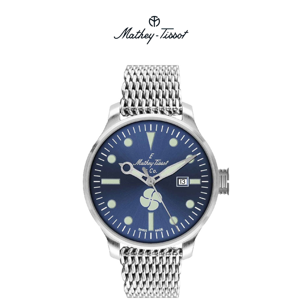 Mathey Tissot Men's Elica Blue-Dial Watch product image