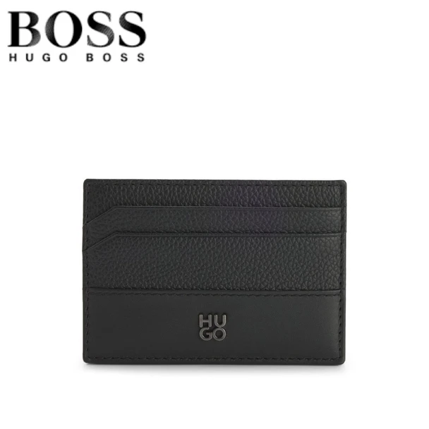 Hugo Boss Stacked-Logo Leather Wallet product image