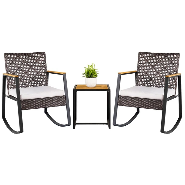 Outdoor Rocking Chair Set (3 Pieces) product image