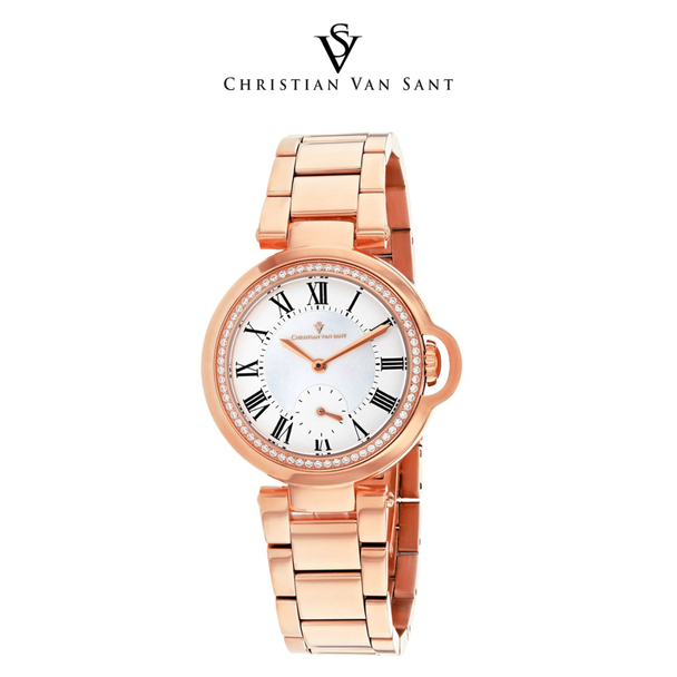 Christian Van Sant Women's Cybele White Mother of Pearl Dial Watch product image