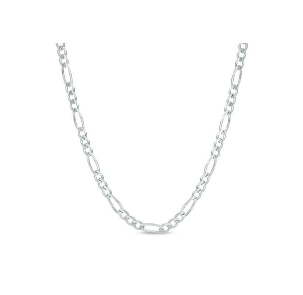 Solid .925 Sterling Silver 3 mm Italian Figaro Link Chain product image